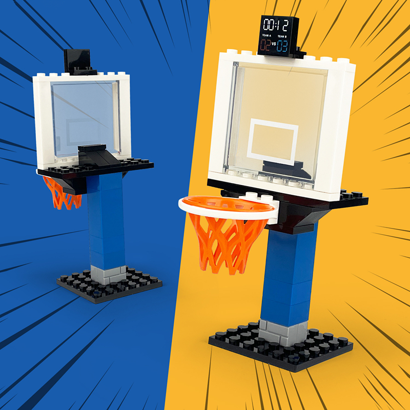Science Olympiad - NEW Scene Basketball Court Hoop Campus