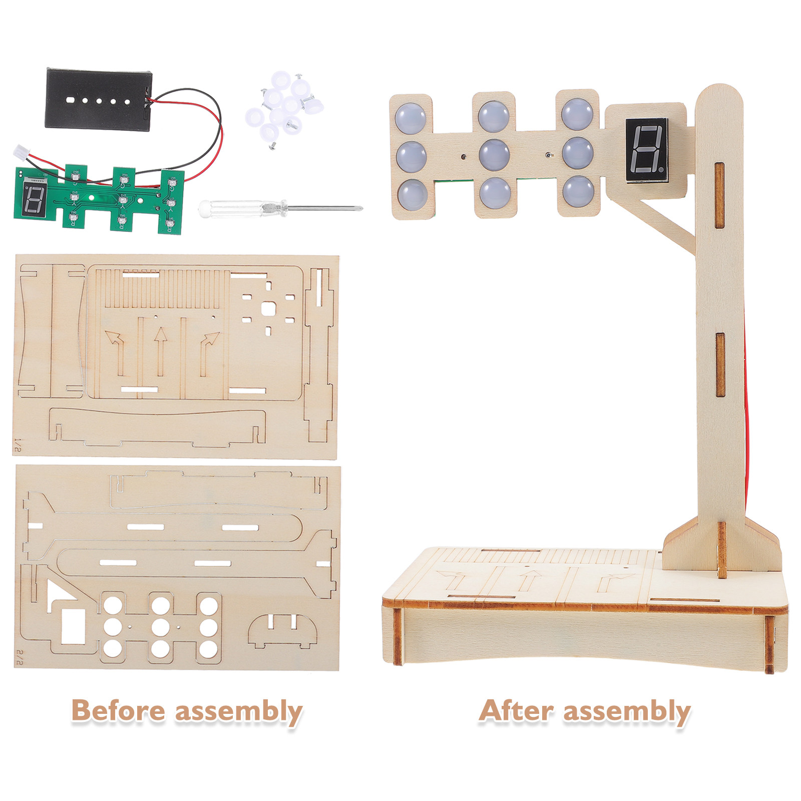 1Set Traffic Signal Educationa – обзор и цена Science Project Diy