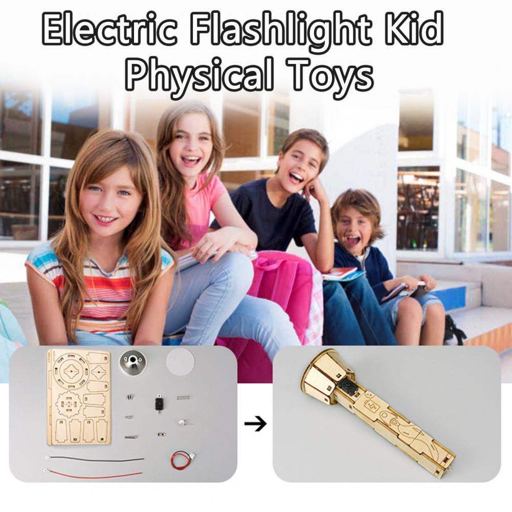 Wooden DIY Flashlight Puzzle K – обзор и цена Science Project Diy