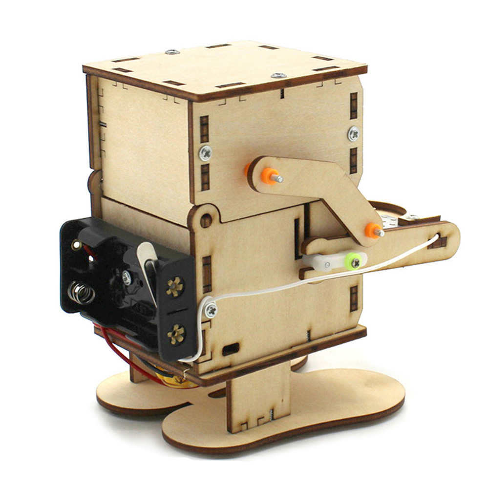 Wooden Assemble DIY Robot Eati – обзор и цена Science Project Diy