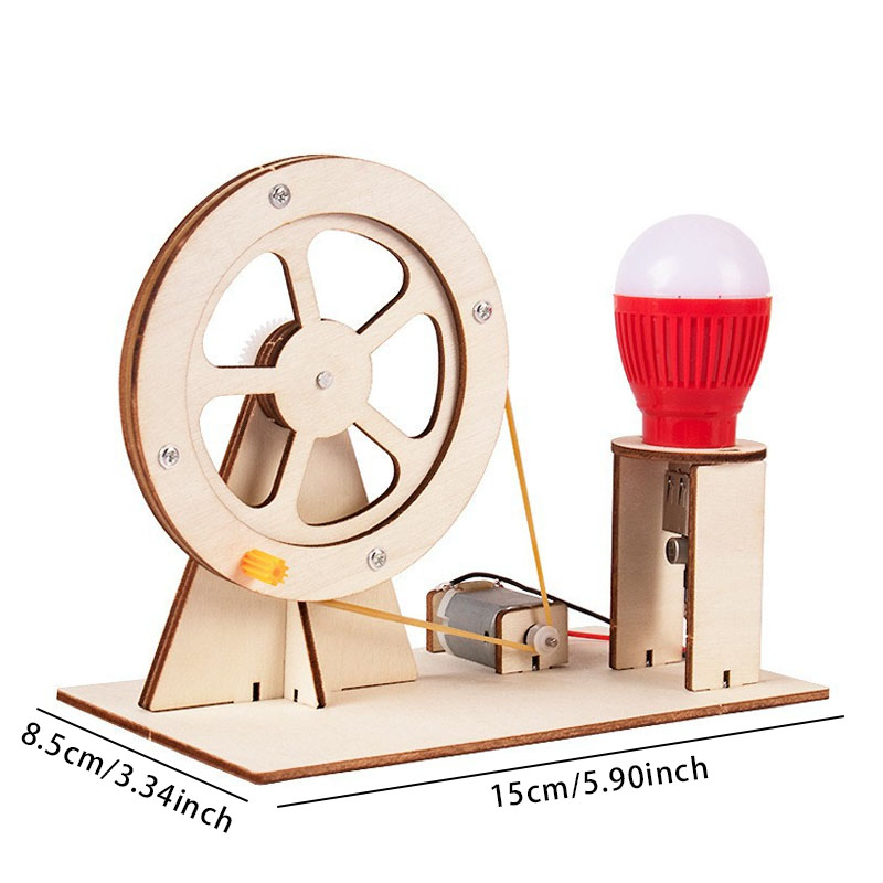 DIY Wooden Hand Generator Kids – обзор и цена Science Project Diy