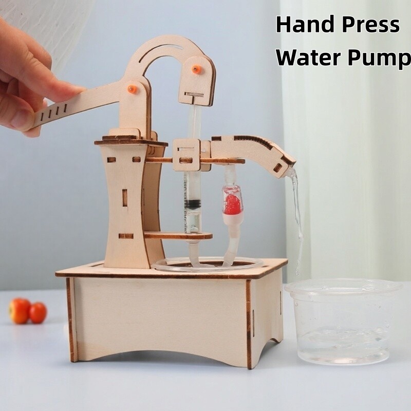 Wooden DIY Hand Pump Well Mode – обзор и цена Science Max